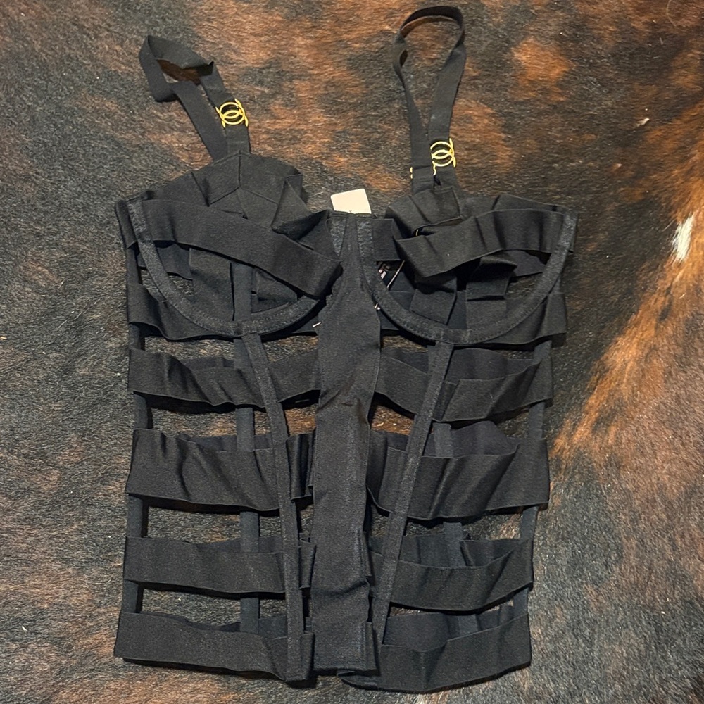 Victoria's Secret Black Strappy Bra